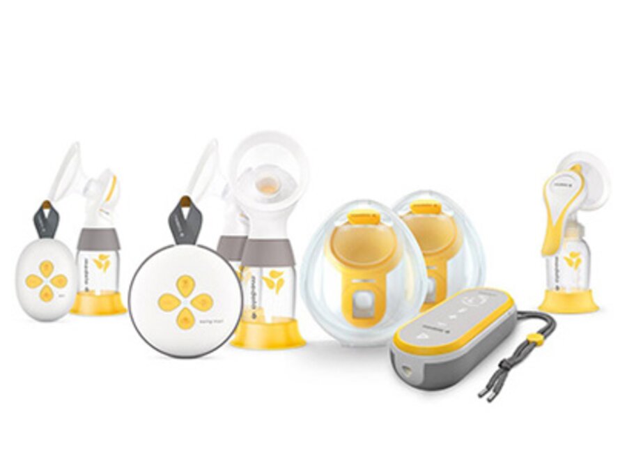 A group photo of Medela's personal use breast pumps.