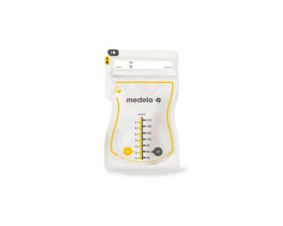 Medela Easy Pour Breast Milk Storage Bags, front view