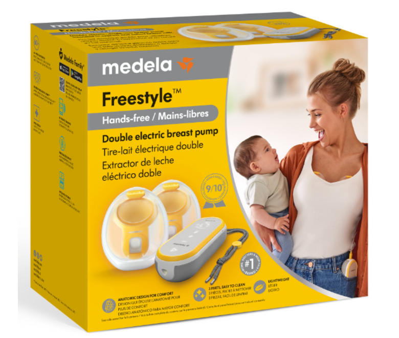 Scatola di coppette di raccolta per il tiralatte doppio elettrico indossabile Medela Freestyle™ Hands-free