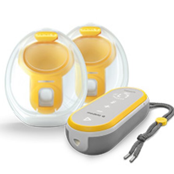 Medela Freestyle™ Hands-free double electric wearable breast pump and  Hands-free collection cups