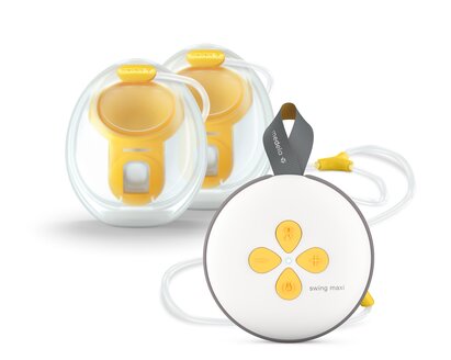 Medela Swing Maxi™ double electric breast pump with Hands-free collection cups and tubing
