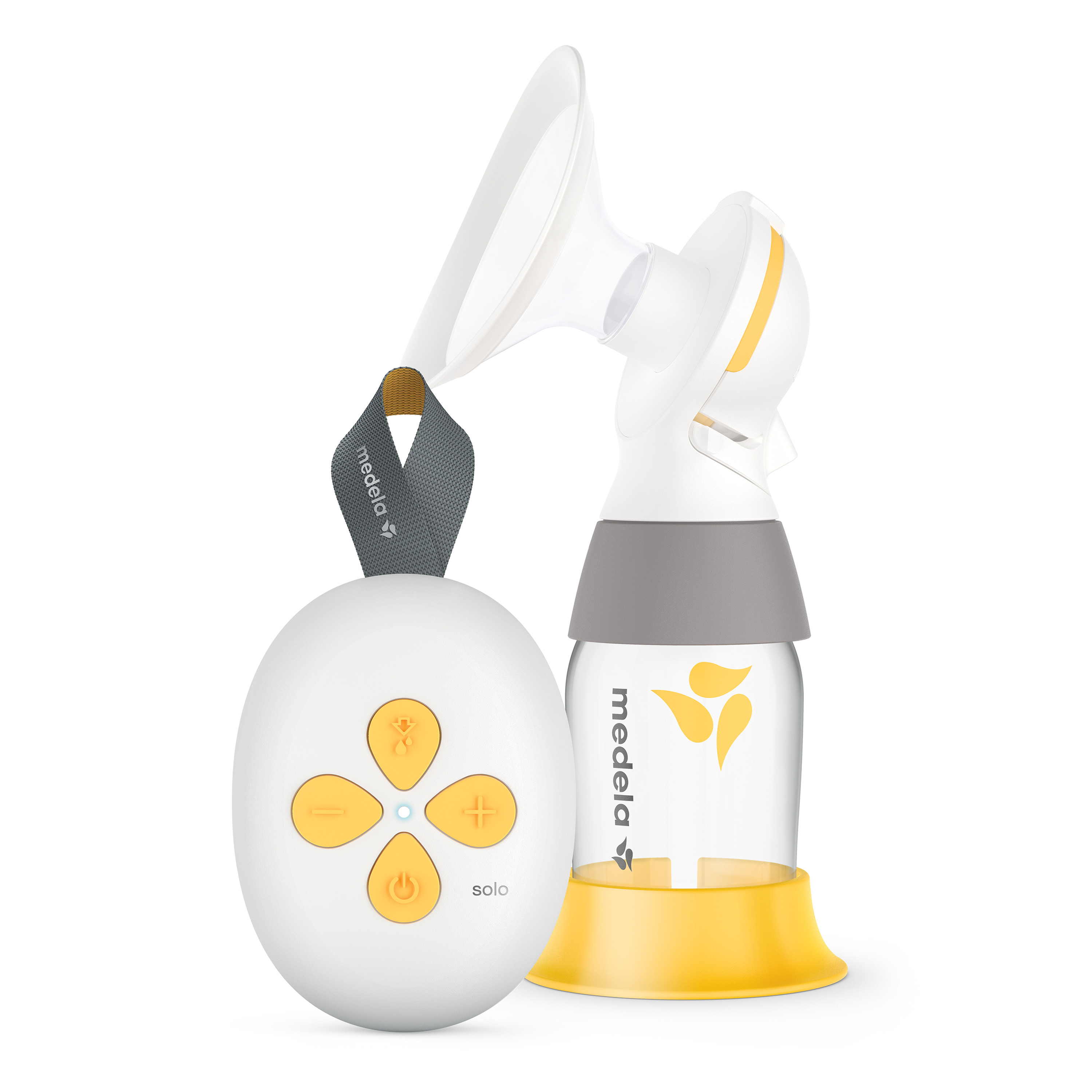 Medela Solo™ single electric breast pump with collection container