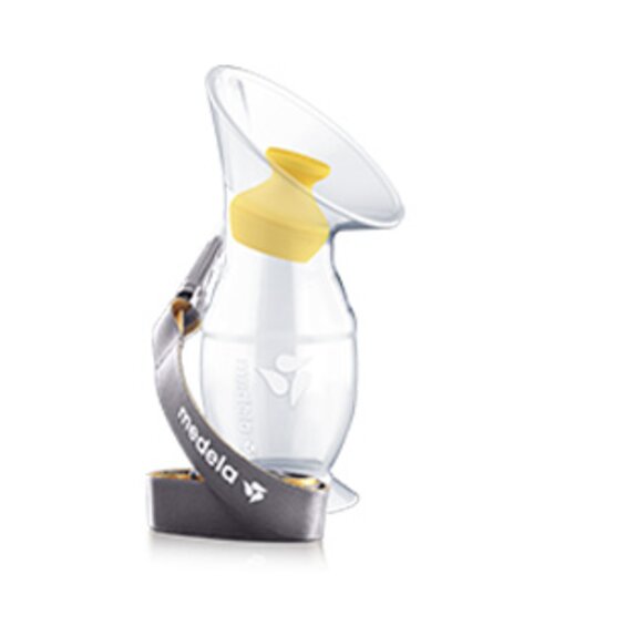 Silicone breast milk collector