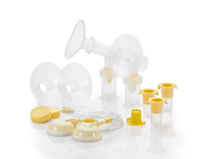 The Medela Symphony® Breast Pump Kit with Colostrum Protector.