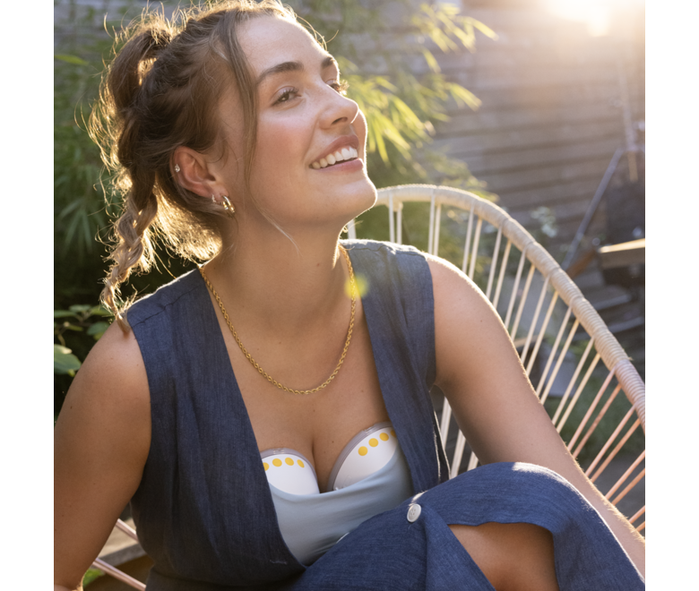 Medela Motion InBra Wearable Electric Breast Pump – Highly efficient and anatomically designed for everyday use at home, at work and on the move.