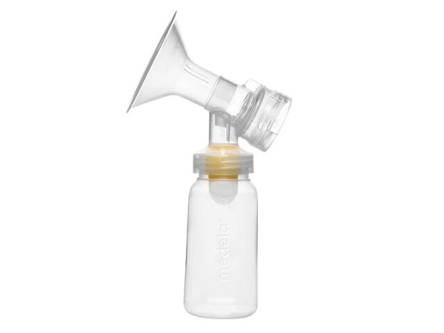 Wiederverwendbares Pumpenset von Medela mit PersonalFit™ Brustschild
