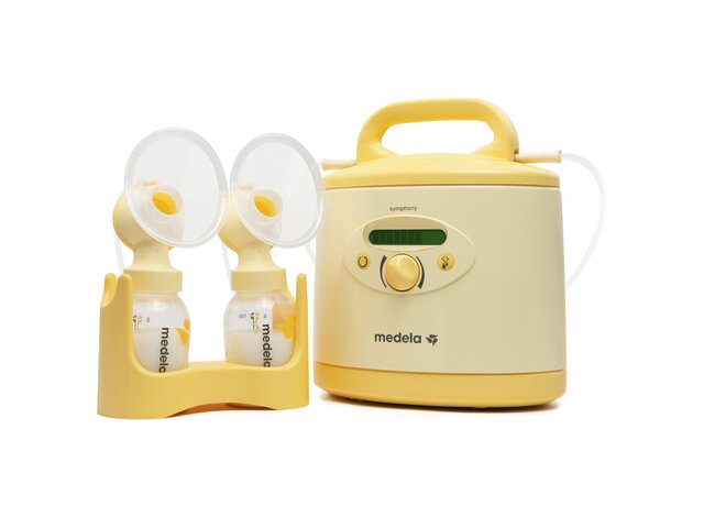 Medela PersonalFit™ PLUS reusable pump set, angled right