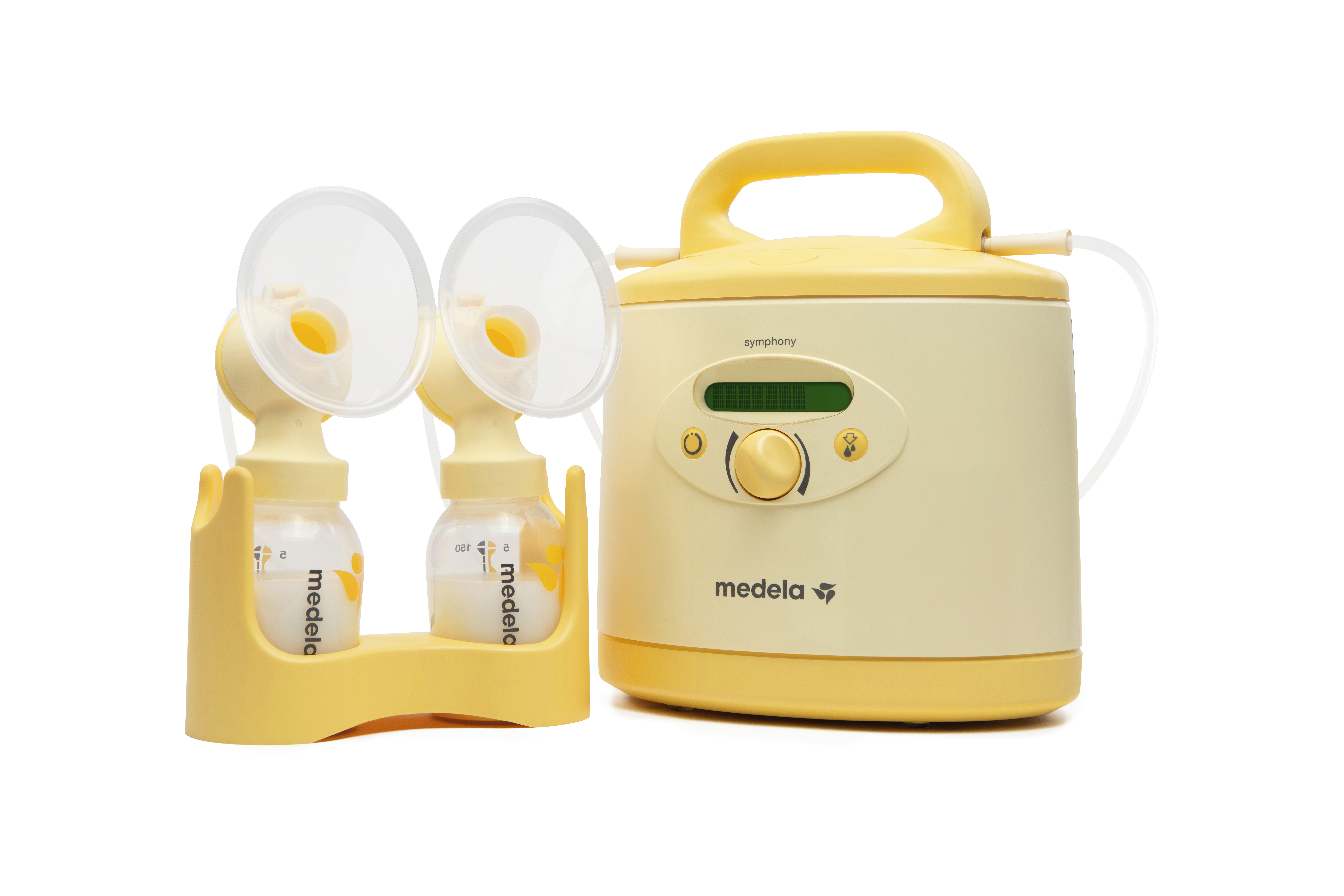 Medela PersonalFit™ PLUS reusable pump set, angled right