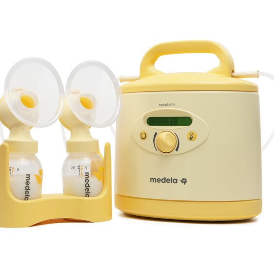 Conjunto de bomba reutilizável Medela PersonalFit™ PLUS, ângulo direito