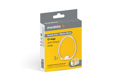 Retail packaging for the Hands-free Collection Cups O-Rings