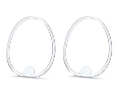 A set of Medela Hands-free Collection Cups O-Rings.
