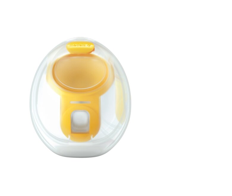 Hands-free collection cups, one set of 2