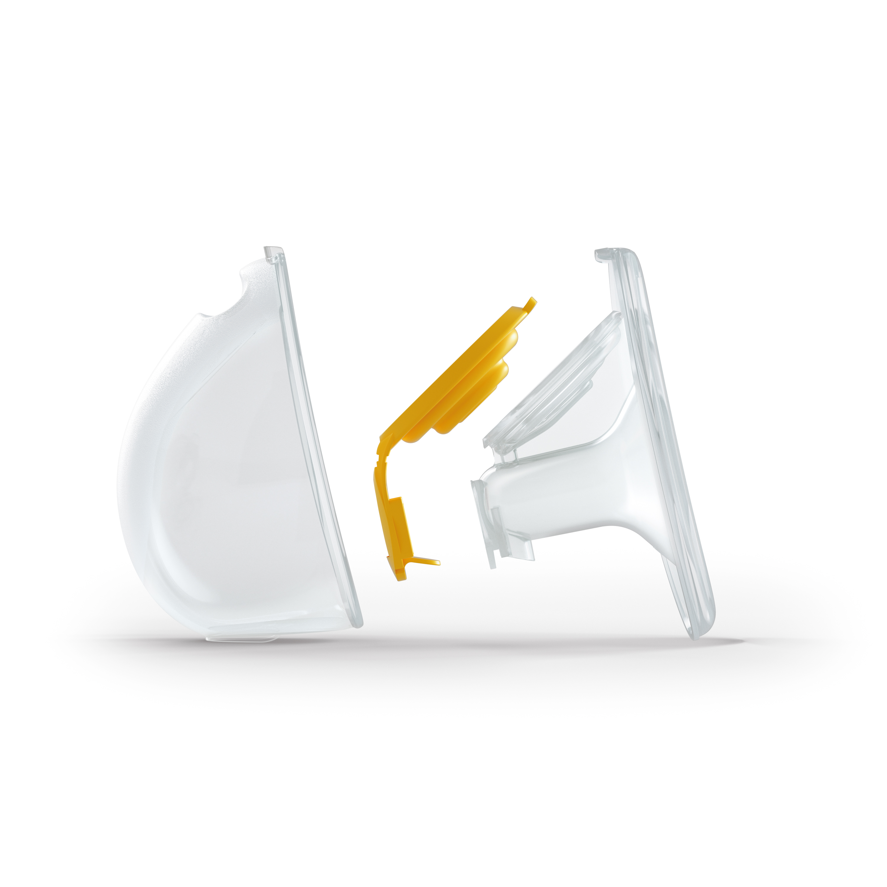 Medela Hands-free collection cups, side view