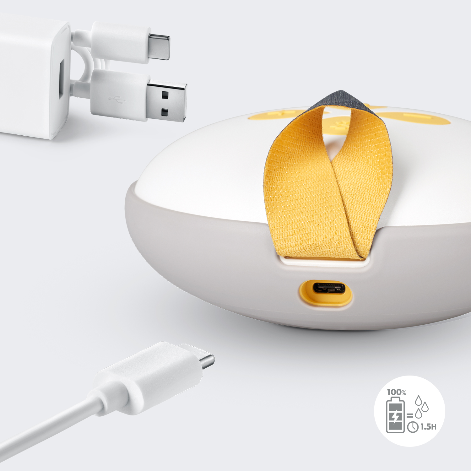 Swing Maxi™ power adapter with USB type C cable