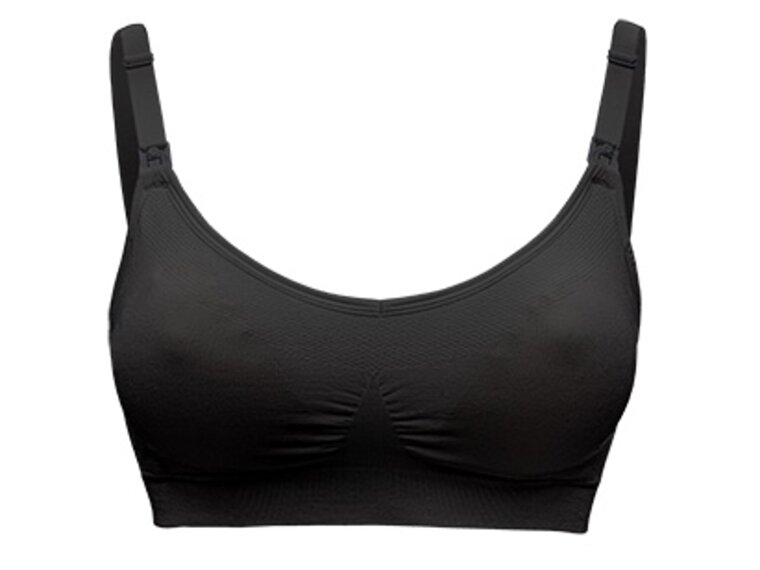 Black Medela Keep Cool™ Ultra Bra front view