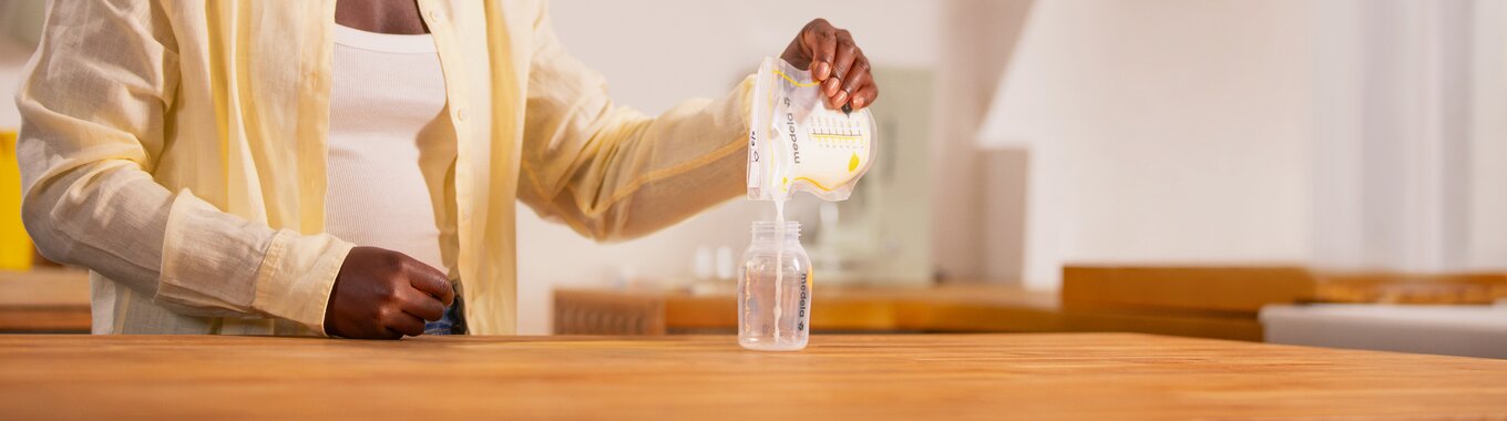 Medela Easy Pour Breast Milk Storage Bags - Sie können mit nur einer Hand ausgießen