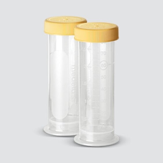 Medela Reusable bottles 2.7 oz, designed for collecting, storing, handling, pasteurizing and feeding breast milk