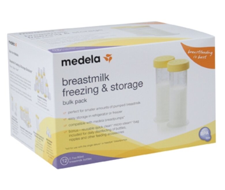 Retail packaging for Medela Reusable bottles 2.7 oz