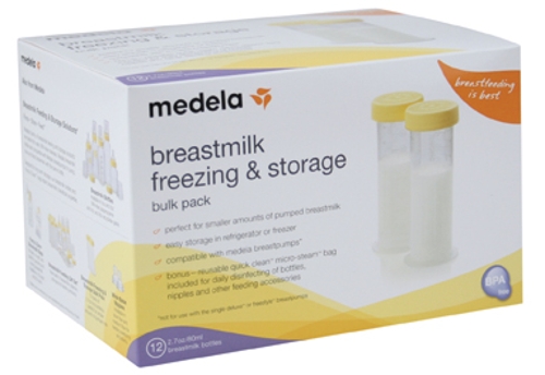 Retail packaging for Medela Reusable bottles 2.7 oz