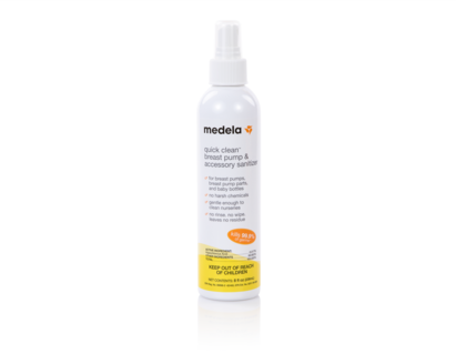 Quick Clean™ Breast Pump & Accessory Sanitizer Spray - The solution for at home and on the go
