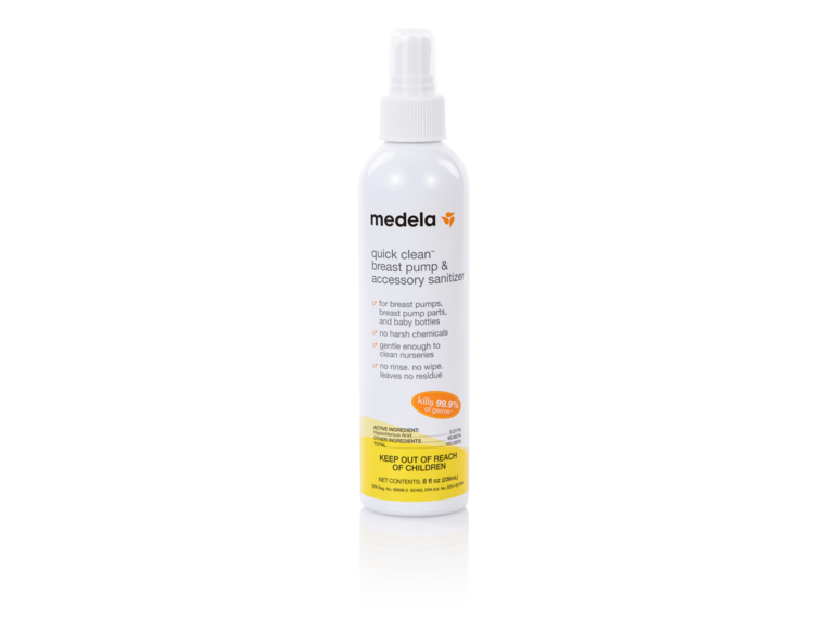 Quick Clean™ Breast Pump & Accessory Sanitizer Spray Quick Clean™ Breast Pump & Accessory Sanitizer Spray - The solution for at home and on the go