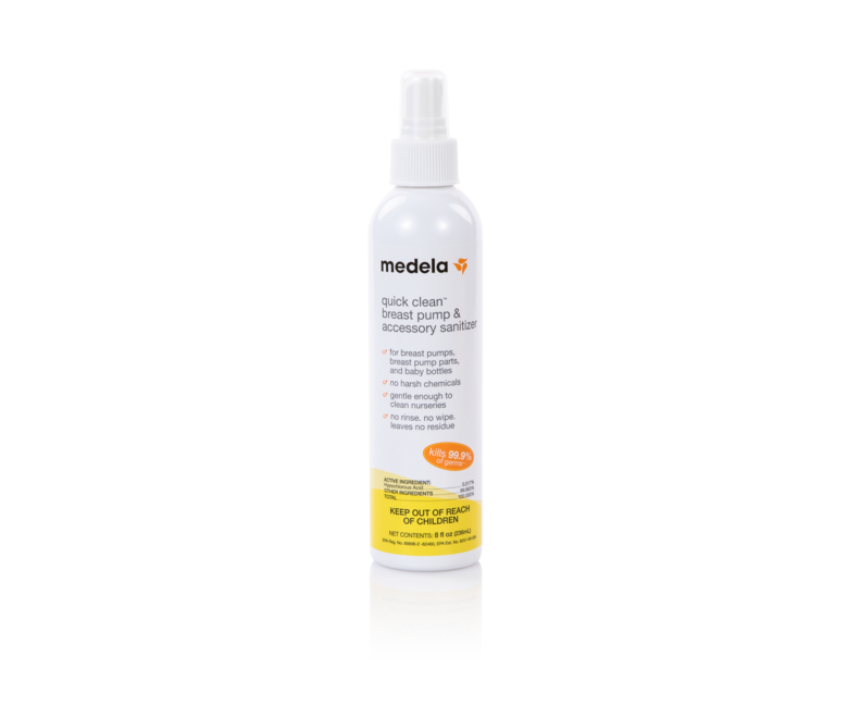 Quick Clean™ Breast Pump & Accessory Sanitizer Spray - The solution for at home and on the go