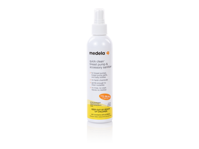 Quick Clean Breast Pump Sanitizer Spray Medela