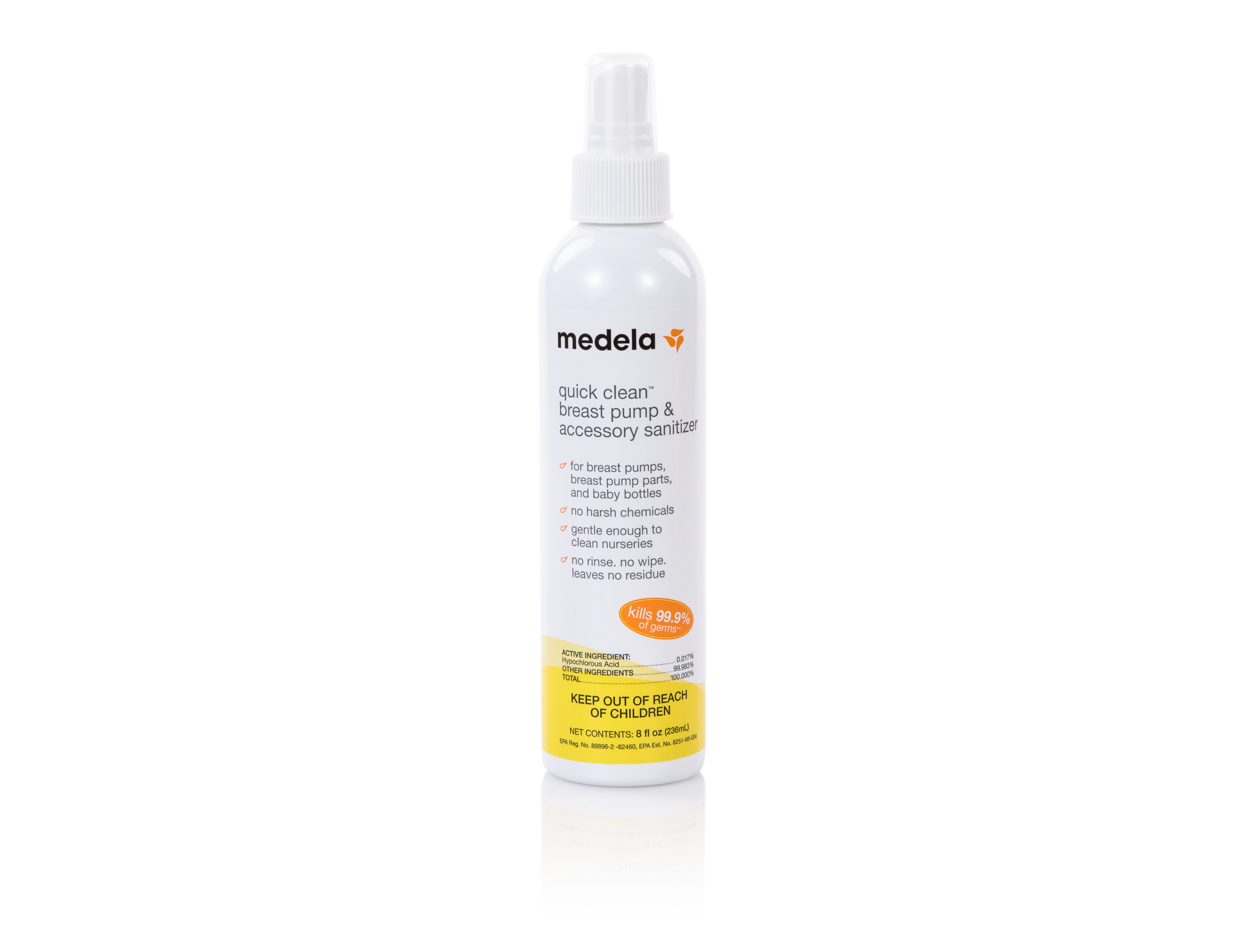 Quick Clean™ Breast Pump & Accessory Sanitizer Spray - The solution for at home and on the go