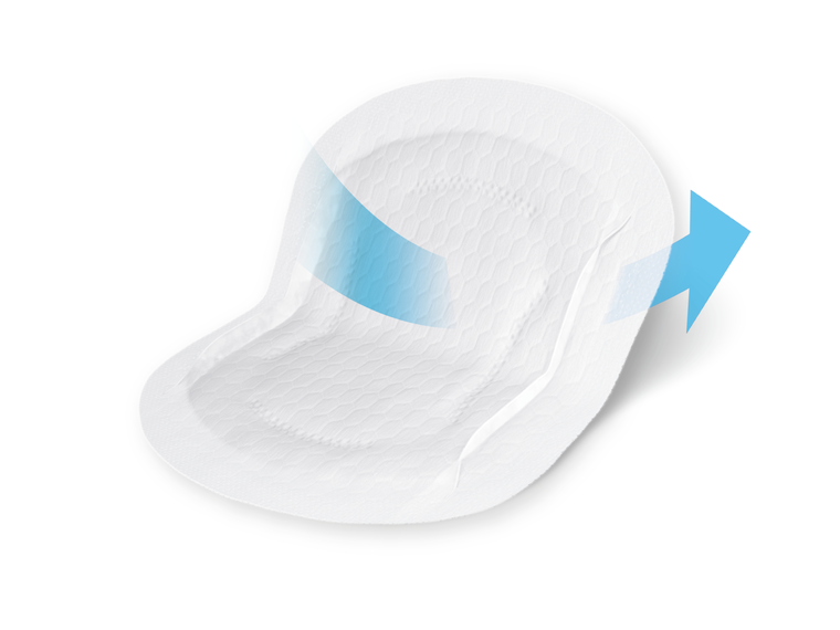 Die Medela Ultra-breathable Stilleinlagen sind für eine optimale Luftzirkulation entwickelt worden.