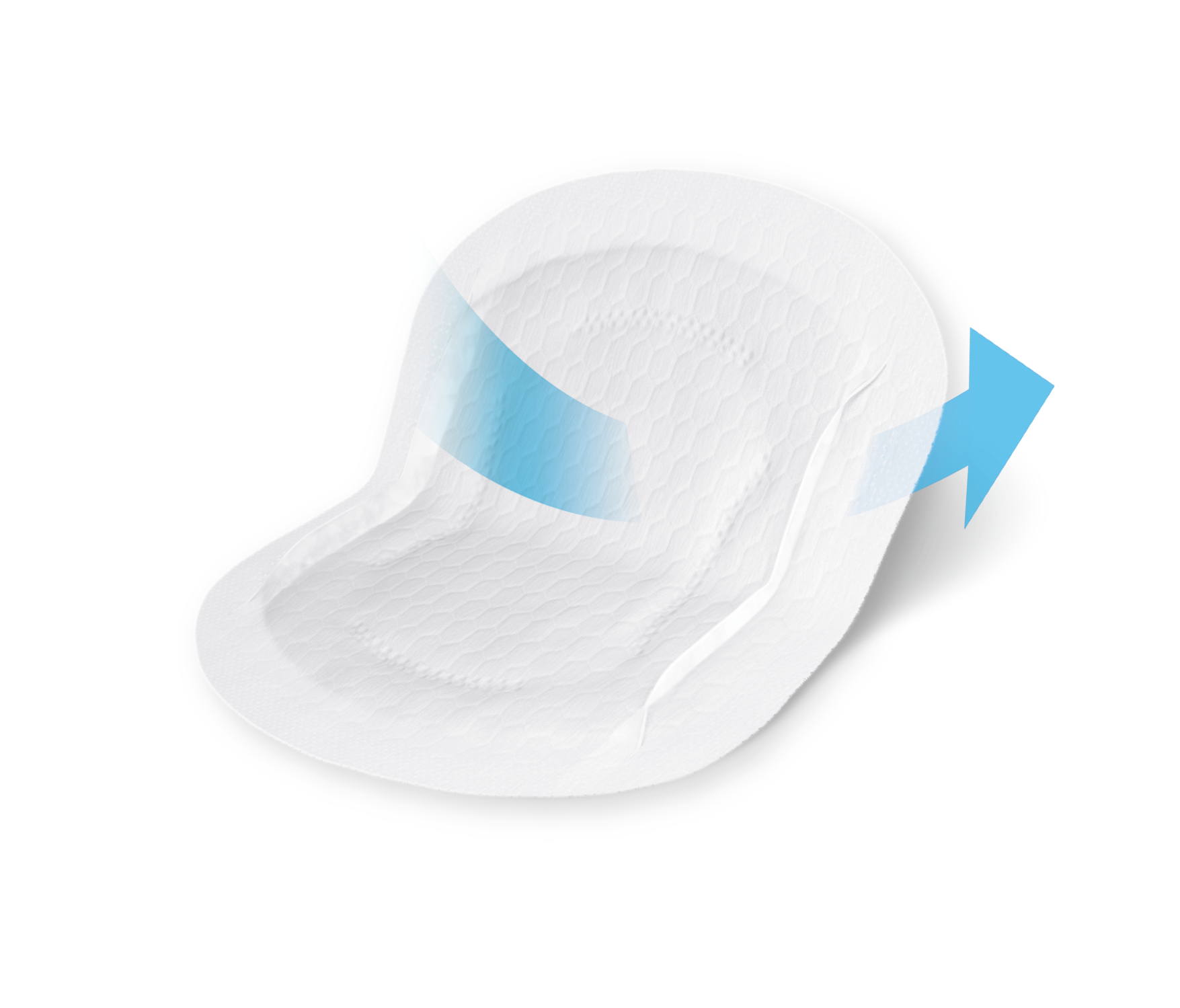The Medela Ultra-breathable Nursing Pads have been developed for optimum air circulation.