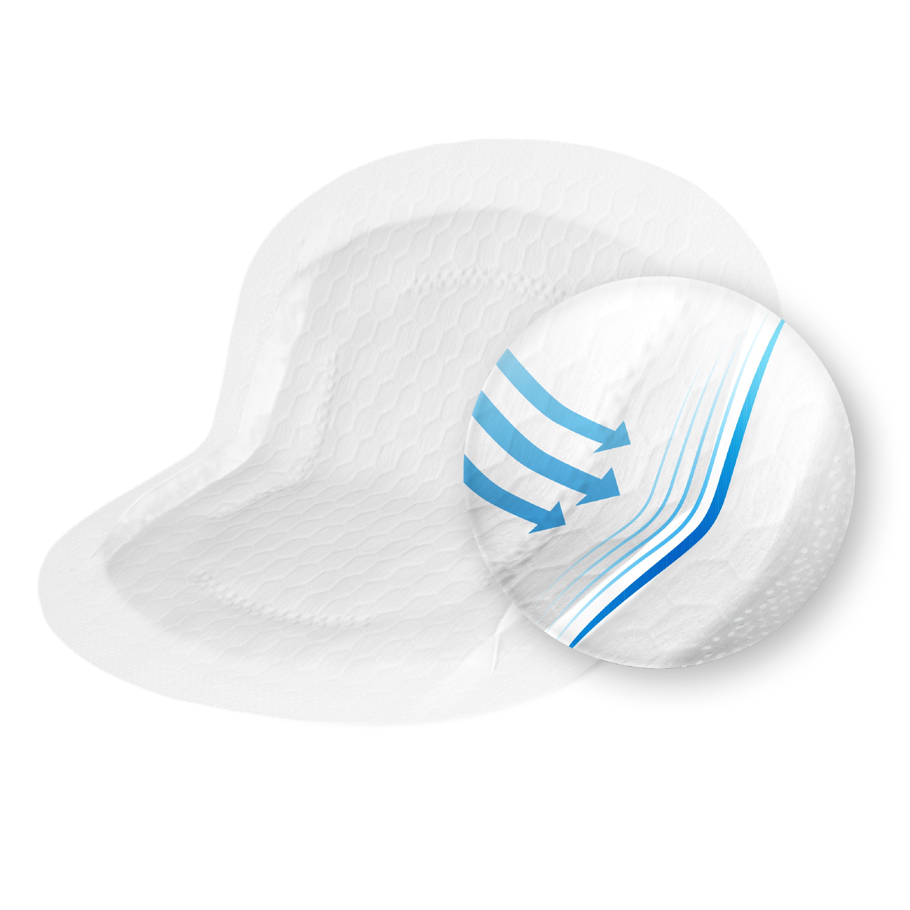 With the side leak guards, Medela Ultra-breathable Nursing Pads safely retain breast milk and provide additional safety.