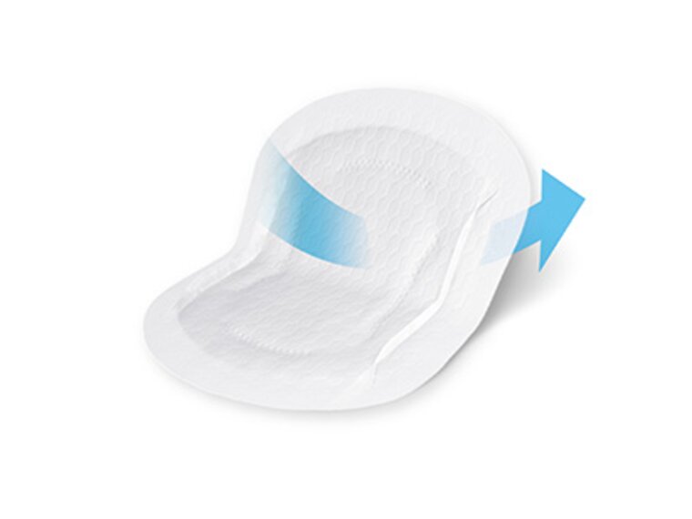 The Medela Ultra-breathable Nursing Pads have been developed for optimum air circulation.