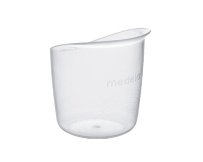 A transparent Medela Baby Cup