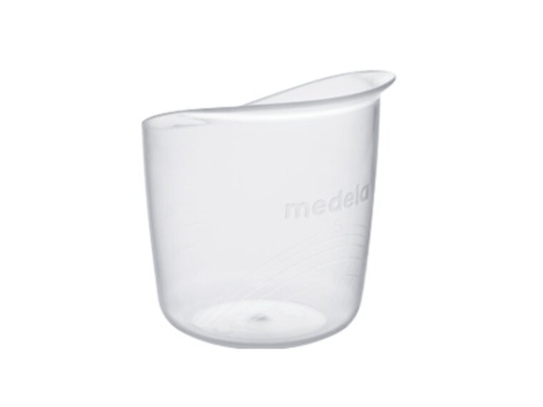 A transparent Medela Baby Cup