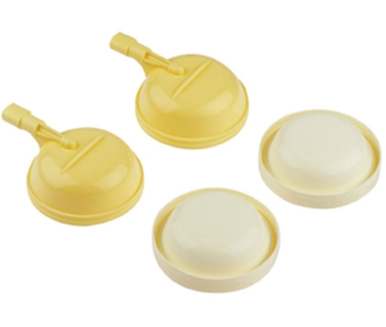 One replacement set of Medela Symphony® protective cap & membranes. Includes x2 of each.