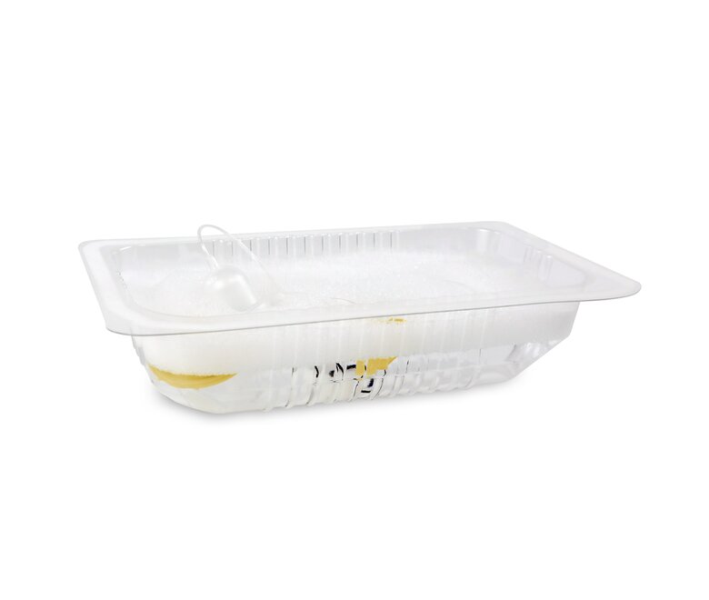 Open sterile Starter SNS™ kit with contents and 80mL basin.
