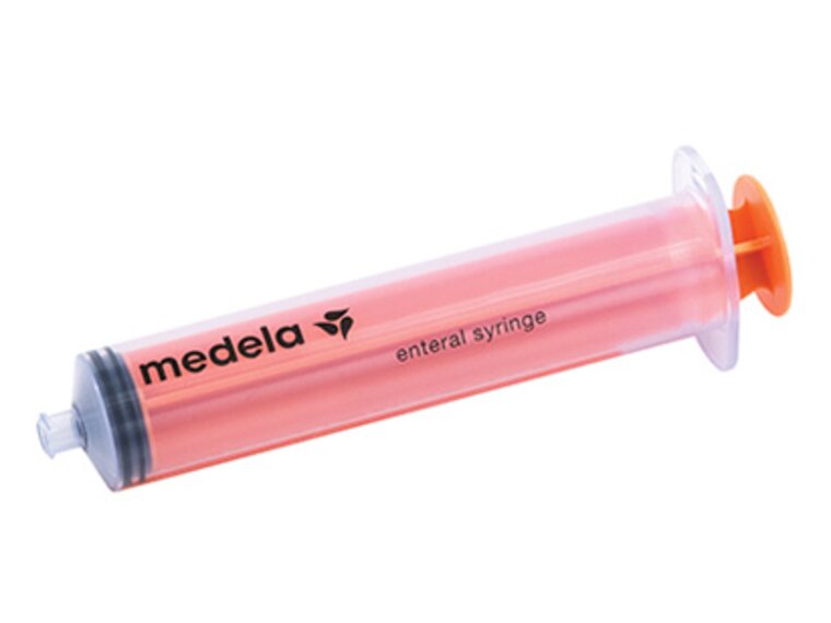 Medela Syringes with ENFit® Connectors Medela 60ml syringe with ENFit® closed cap.
