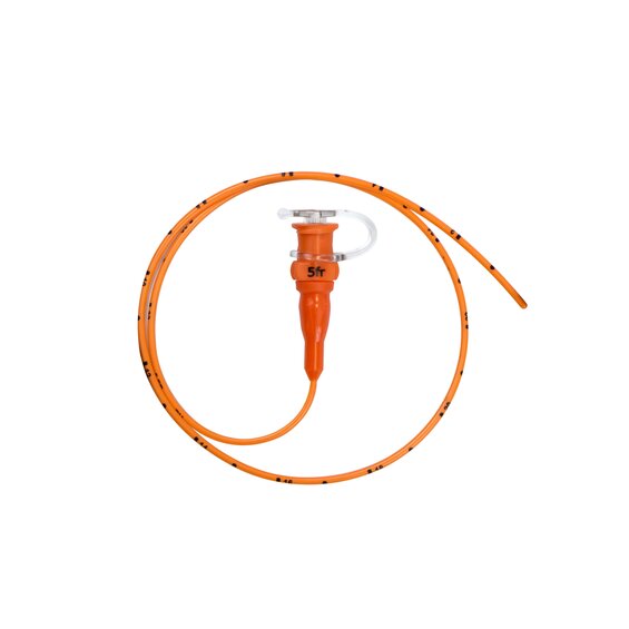 Full image of TwistLok Polyurethane enteral feeding tube.