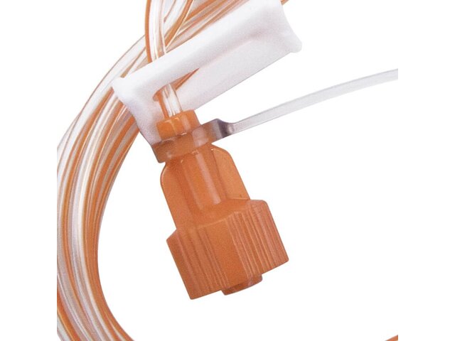 Close up of port for ENFit Extension Set.