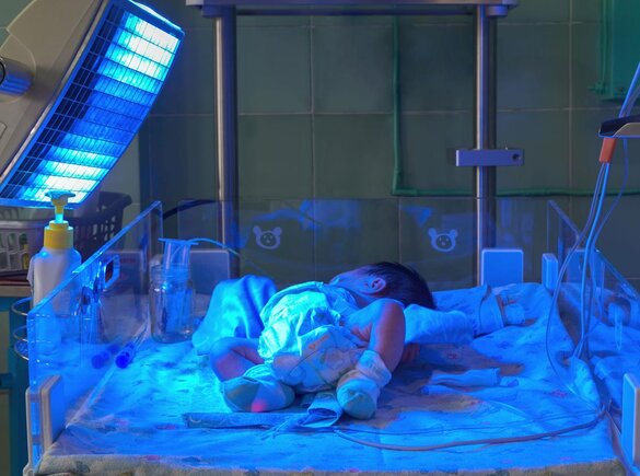 Premature baby differs from a full-term baby.