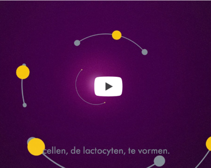 Schermafbeelding uit de Medela-video “Zwangerschap: Waar je moedermelk begint”.