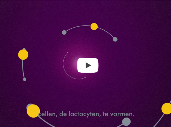 Schermafbeelding uit de Medela-video “Zwangerschap: Waar je moedermelk begint”.