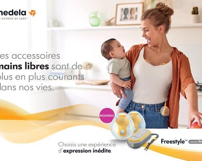 Tire-lait Freestyle™ Hands-free - Les accessoires mains libres sont de plus en plus courants dans nos vies.
