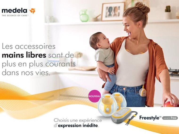 Tire-lait Freestyle™ Hands-free - Les accessoires mains libres sont de plus en plus courants dans nos vies.