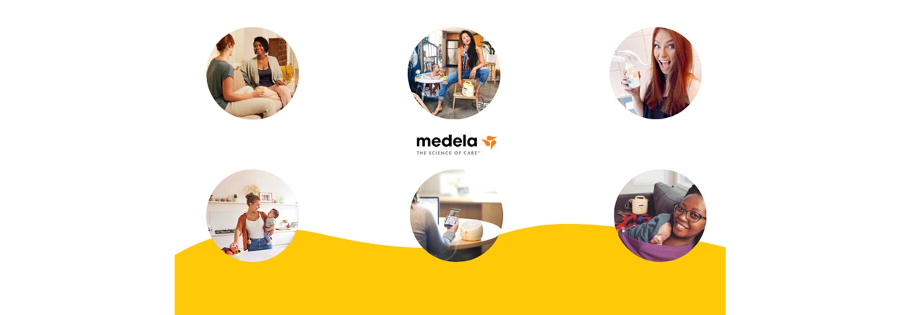 News Overview Banner for the article 'Medela receives the "Most Trusted Breast Pump Brand" award for the 6th time in a row'.