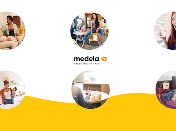 Banner for the article 'Medela receives the "Most Trusted Breast Pump Brand" award for the 6th time in a row'.