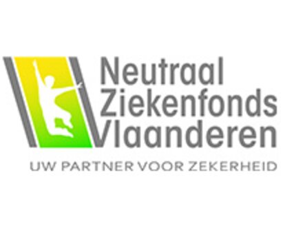 Het bedrijfslogo van Neutraal Ziekenfonds Vlaanderen in België.