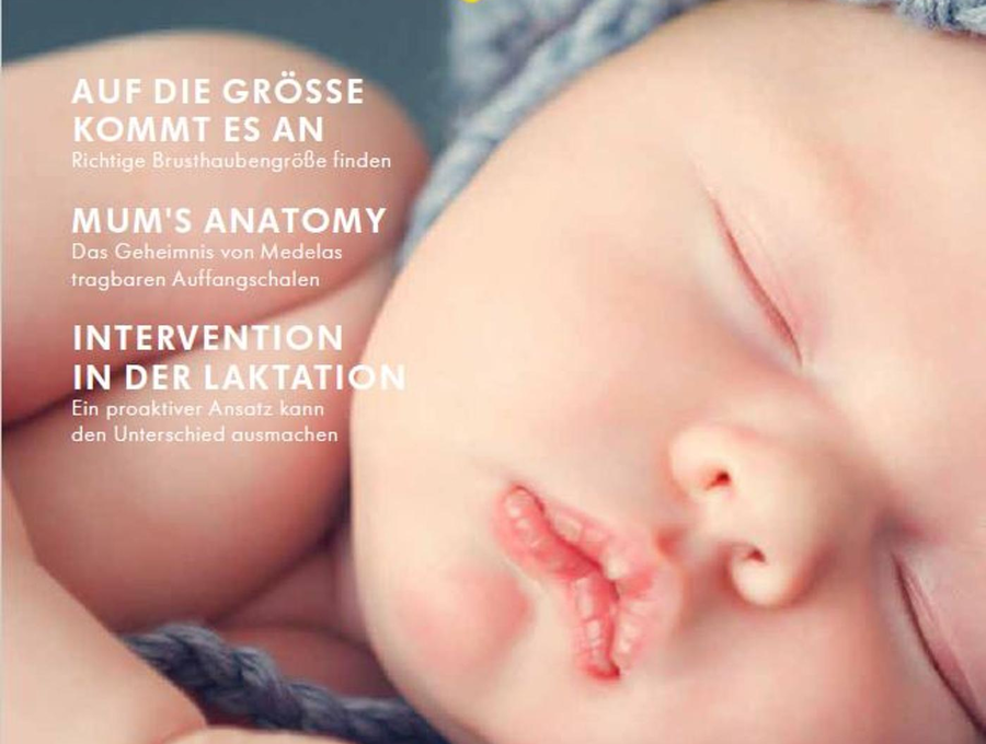 Die Titelseite des Medela-Magazins „Aller Anfang".