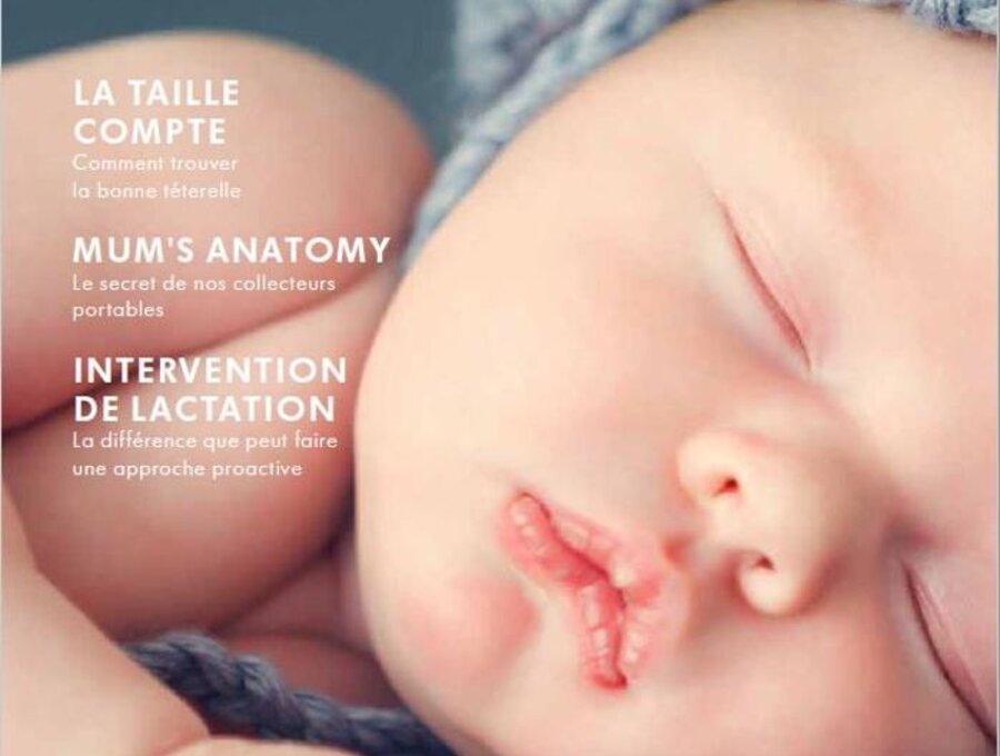 La couverture du magazine de Medela, Beginnings.