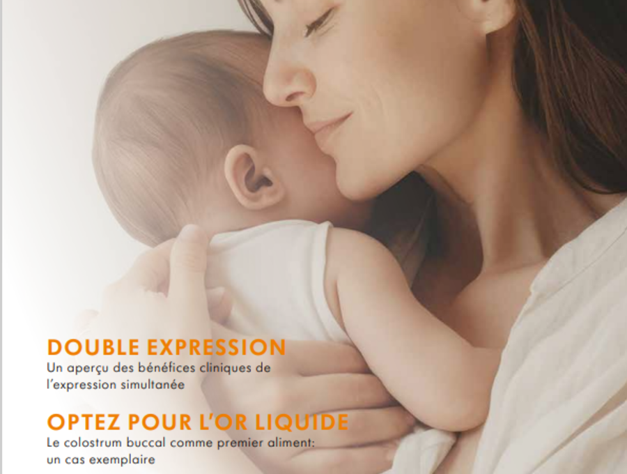 La couverture du magazine de Medela, Beginnings.